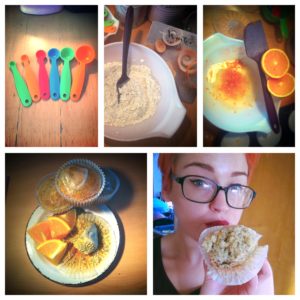 Vegan Orange and Poppy Seed Muffin Collage