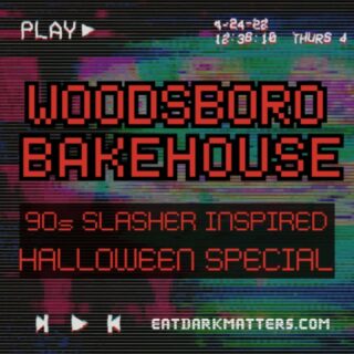 "There are certain RULES that one must abide by in order to successfully survive a horror movie"🔪 🔪 🔪 Welcome to WOODSBORO BAKEHOUSE, where the brownies are killer...That was cringe sozOnline now til sell out! 👻🩸P.s. 1) It won't ALL be Scream themed but...it is the best 2) this font is horrible that's the point but RIP your corneas 2) sorry if this is triggering to @ftlohorror folks devvoed by the Scream reschedules, buy some cake instead <3 4) No I won't be jumping on the AI Slasher picture trend and neither should you, just grab a mate who has a mask and have a lil fun together xxx#horrorcommunity#Scream #screamqueens #horrormovies #horrorfan #90saesthetic #90snostalgia #Slasher #horrorgeek #ghostface #veganhalloween #halloween2025 #vegangoth #horrorgeek #stumacherismyhusband