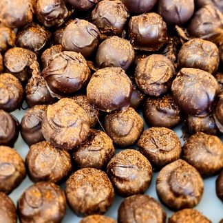 'Firestarter' Fireballs brownie truffle balls